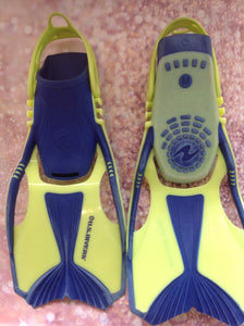 BLUE & YELLOW Swimshoes Size 1-4