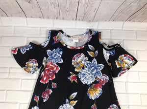 BTWeen Black Print Dress