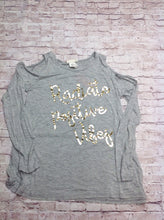 BTWeen GRAY & GOLD Top