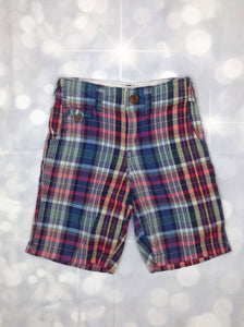 Baby Gap Blue & Green Plaid Shorts