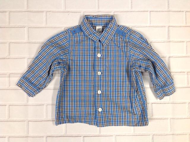 Baby Gap Blue Print Top