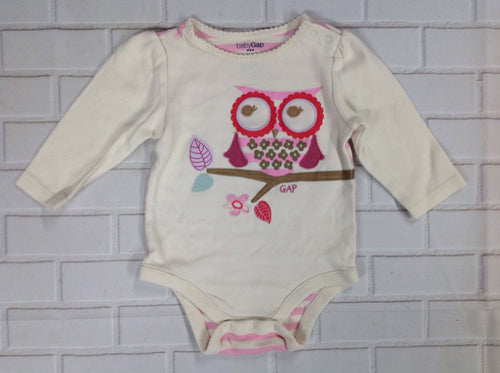 Baby Gap CREAM PRINT Top