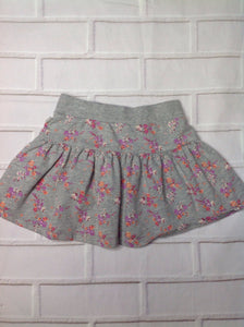 Baby Gap GRAY PRINT Floral Skirt