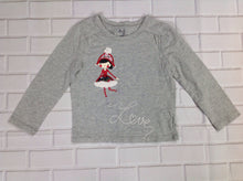 Baby Gap GRAY PRINT Ice Skating Top