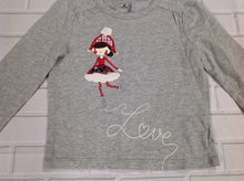 Baby Gap GRAY PRINT Ice Skating Top