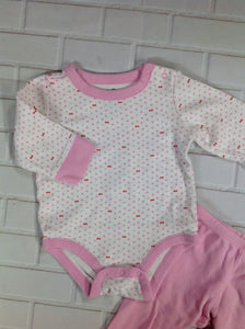 Baby Gap PINK PRINT 2 PC Outfit