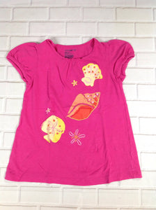 Baby Gap PINK PRINT Sea Shells Top