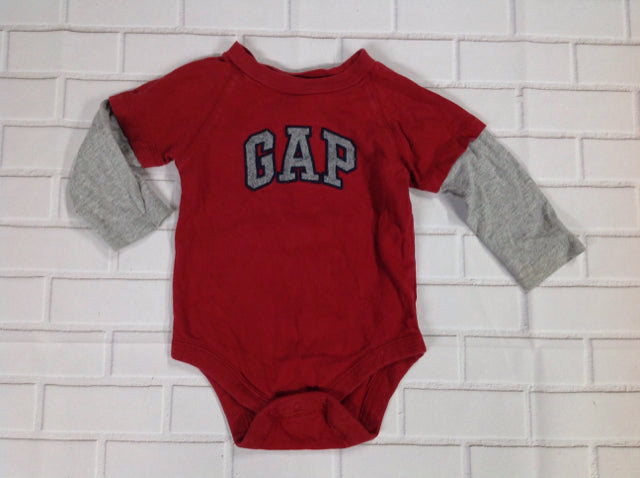 Baby Gap RED & GRAY Top