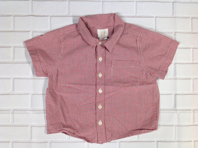 Baby Gap Red & White Top