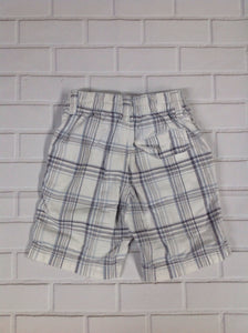 Baby Gap WHITE & BLUE Plaid Shorts