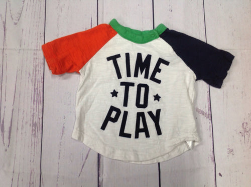 Baby Gap WHITE & BLUE Top