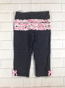 Baby Gear Black Print Pants