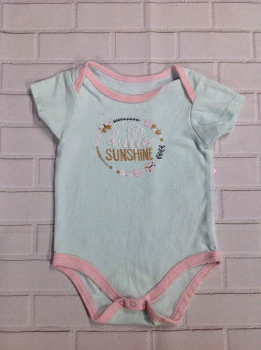 Baby Gear Green & Pink Top