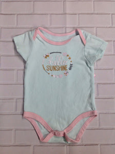 Baby Gear Green & Pink Top