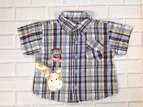 Baby Rebels BLUE & BROWN Top