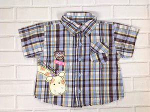Baby Rebels BLUE & BROWN Top