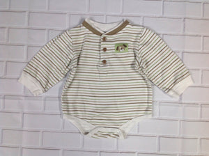 Baby Works Beige & Green Top