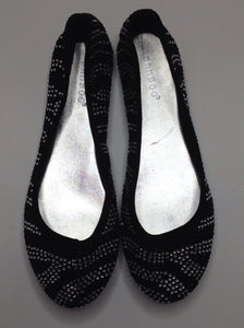 Bamboo Black Sequins YG Footwear Shoes