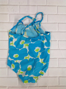 Banana Cabana Blue Print Swimwear