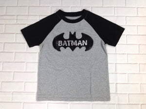 Batman Black & Gray Batman Top