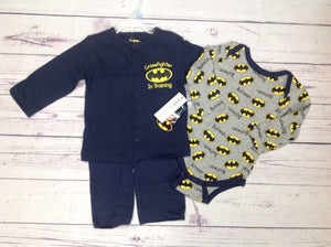 Batman NAVY & GRAY 3 PC Outfit