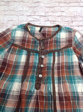 Benetton Brown Print Top