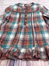 Benetton Brown Print Top