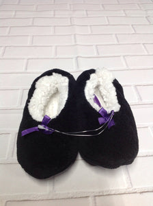 Black & Purple Slippers