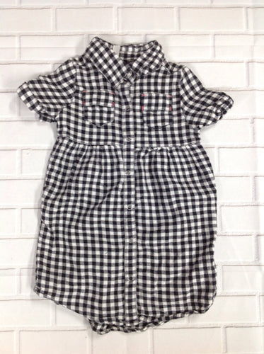 Black & White Checkered Top