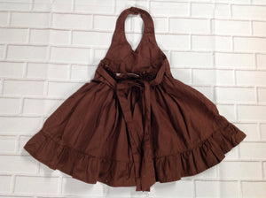 Blueberi Boulevard Brown Print Dress