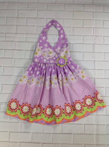 Blueberi Boulevard Purple Print Dress