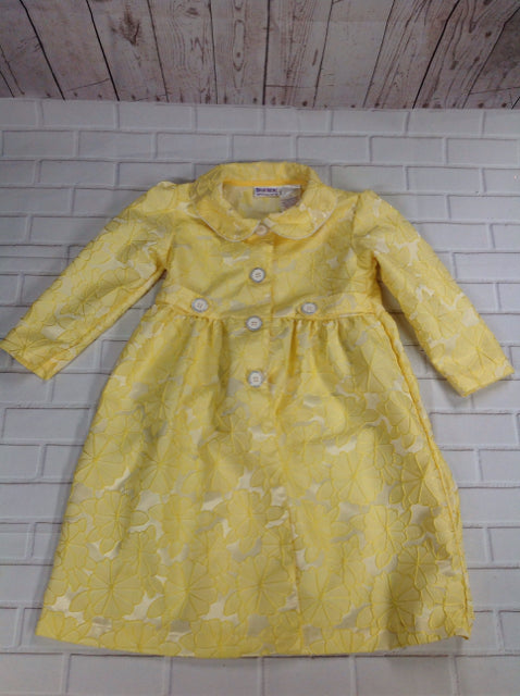 Blueberi Boulevard Yellow & White Coat