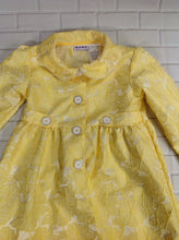 Blueberi Boulevard Yellow & White Coat