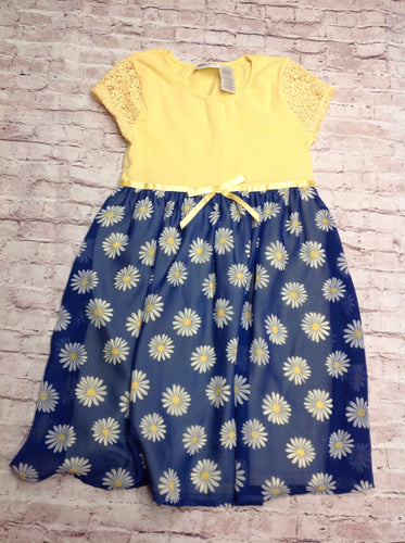Blueberri Blvd BLUE & YELLOW Dress