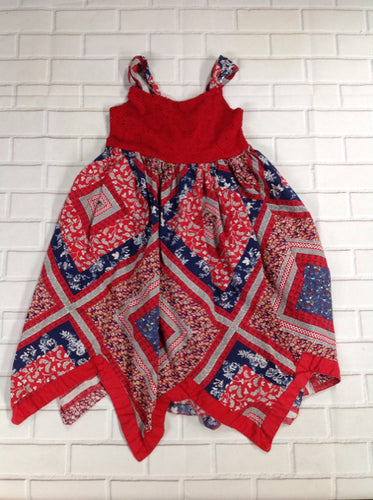 Blueberri Blvd Red & Blue Dress
