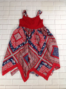 Blueberri Blvd Red & Blue Dress