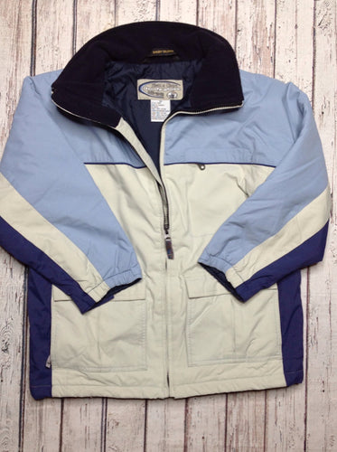 BodyGlove Blue & Beige Coat