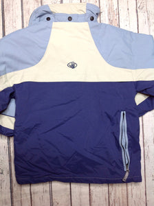 BodyGlove Blue & Beige Coat