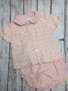 Bon Bebe Peach 2 PC Outfit