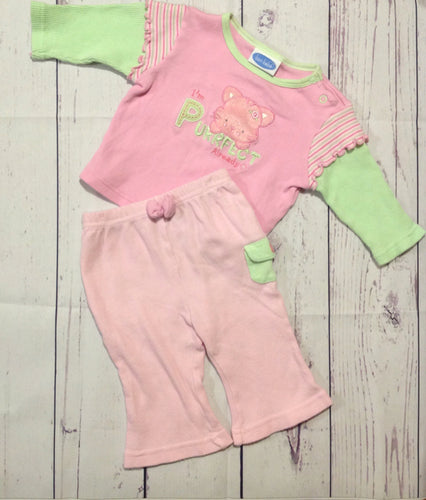 Bon Bebe Pink 2 PC Outfit