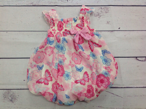 Bon Bebe White Print One Piece
