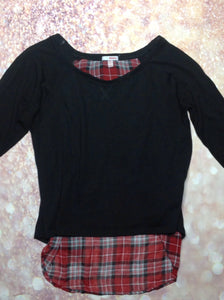 Bongo Black & Red Top