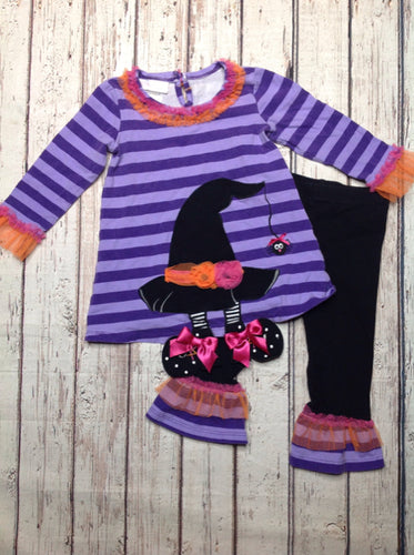 Bonnie Baby Purple & Black 2 pc Set