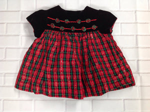Bonnie Baby Red & Black Dress