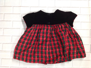 Bonnie Baby Red & Black Dress