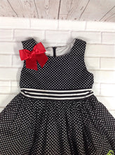 Bonnie Jean Black Print Dress