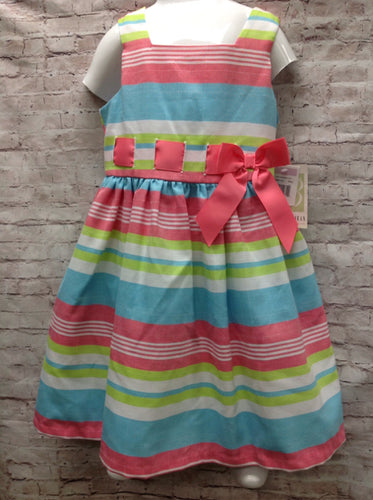 Bonnie Jean Pink & Blue Dress