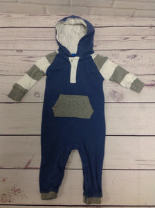 Burts Bees BLUE & GRAY One Piece