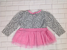Buster Brown Pink & Gray Leopard Top