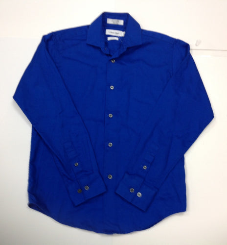 CALVIN KLEIN Blue Solid Top